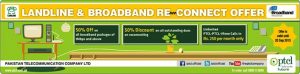 PTCL Launches Reconnect Landline & Broadband Offer