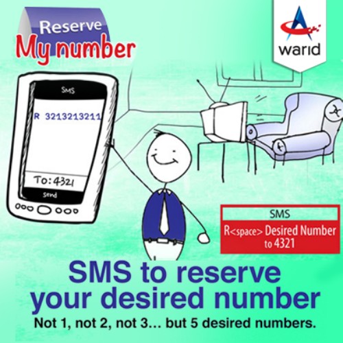 Book Your Favourite Warid Number Online
