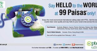 PTCL Cheap Lowest International Call Rates