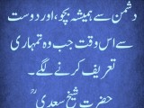 quotes of sheikh saadi in english