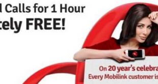 Mobilink gives one hour free on-net calls