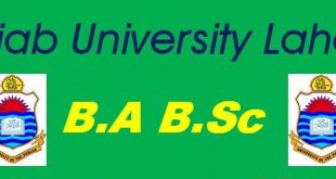 (PU) Punjab University Lahore BA,BSc,B.Com Annual Exam Results 2015
