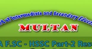 BISE Multan Inter (FA/FSc) Supply Result Online