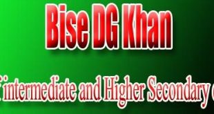 BISE DG Khan Board Inter 11th Class Result 2018