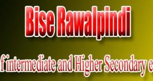 Bise Rawalpindi Board Fa Fsc ICS Part1 11th Class Result