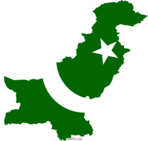 Pakistani Flag on Earth