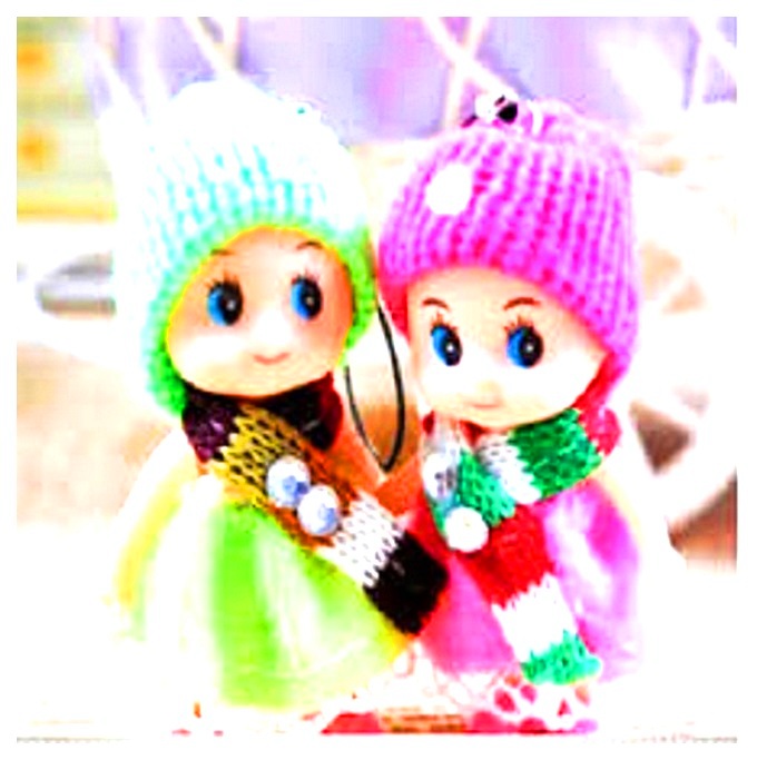 Two baby dolls lovely whatsapp profile image DP