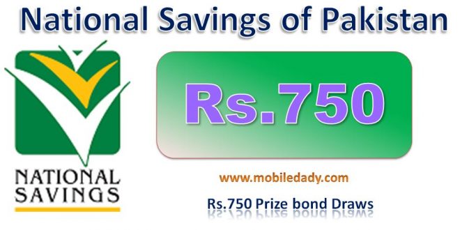 Rs. 750 prize bond Draw