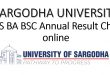 Sargodha University UOS BA BSc Result 2021