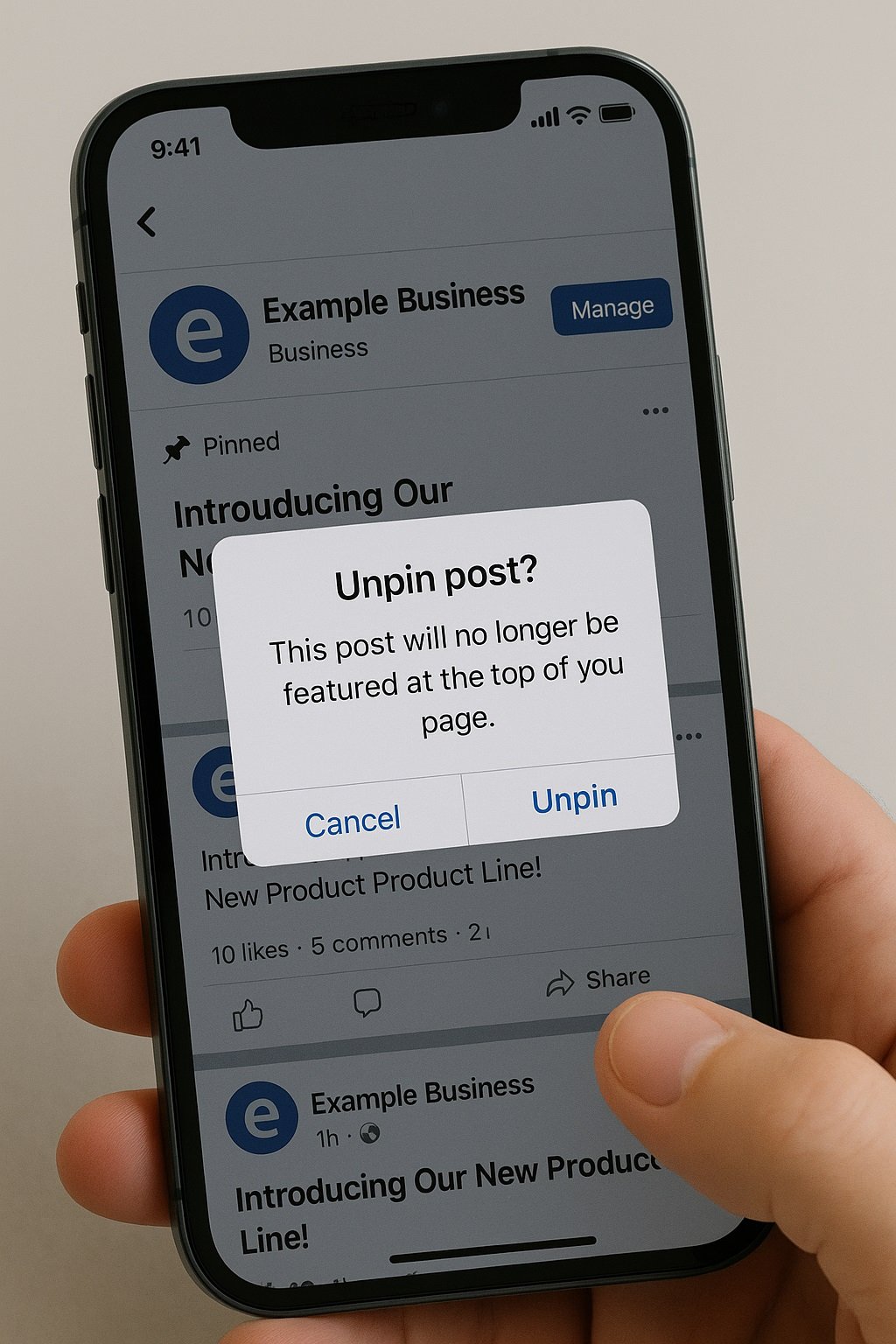 How to Remove a Featured post on Facebook Business Page 3 Edit Featured Post on Facebook Page