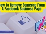 How do I remove someone from my Facebook business account?