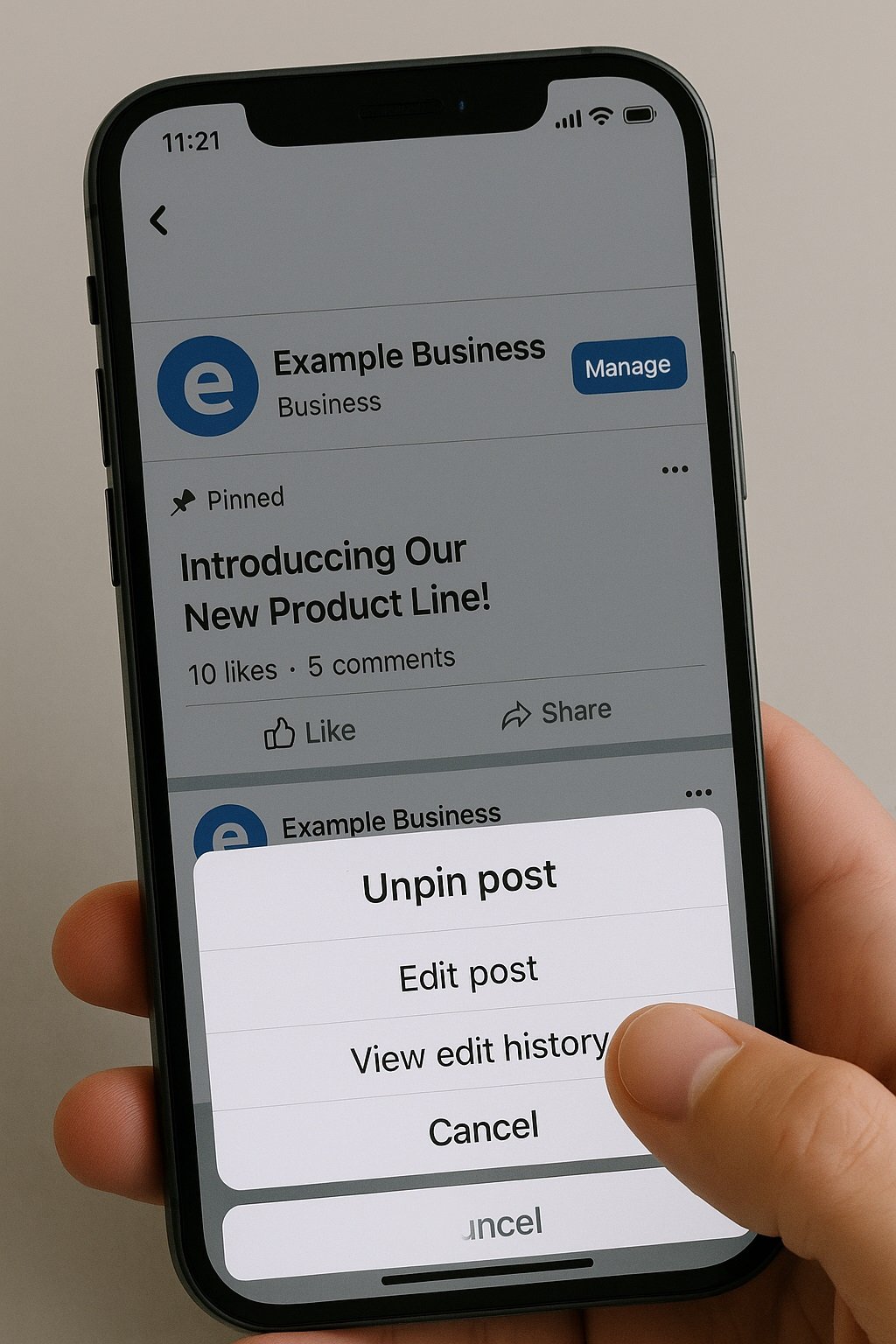 How to Remove a Featured post on Facebook Business Page 2 Remove Featured Post on Facebook Desktop