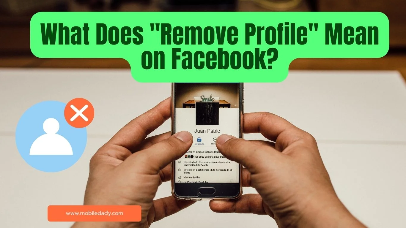 Is removing a Facebook account the same as deleting it?