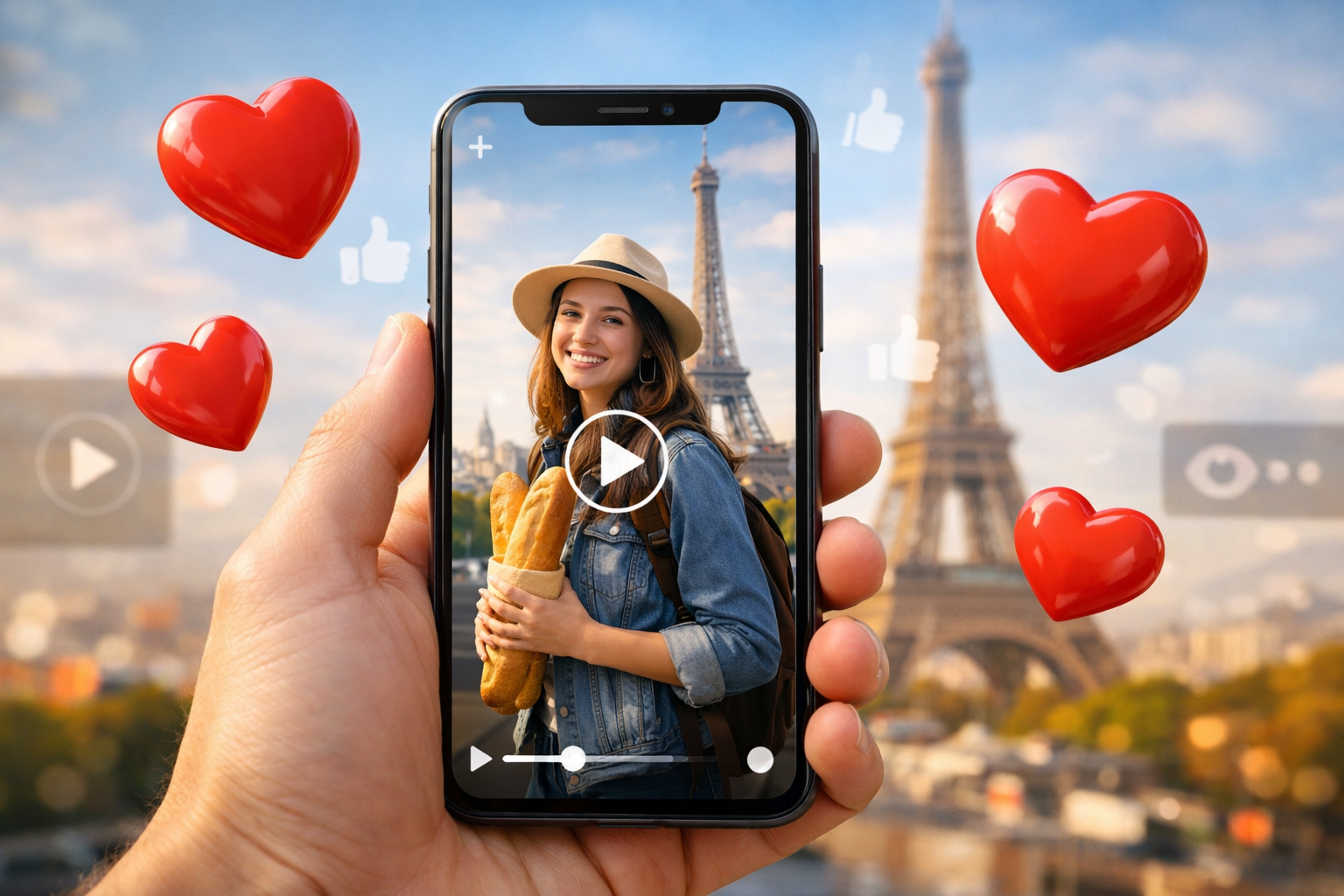 Smartphone showing a viral YouTube Shorts video with millions of likes, inspired by MrBeast’s most liked YouTube video in 2026