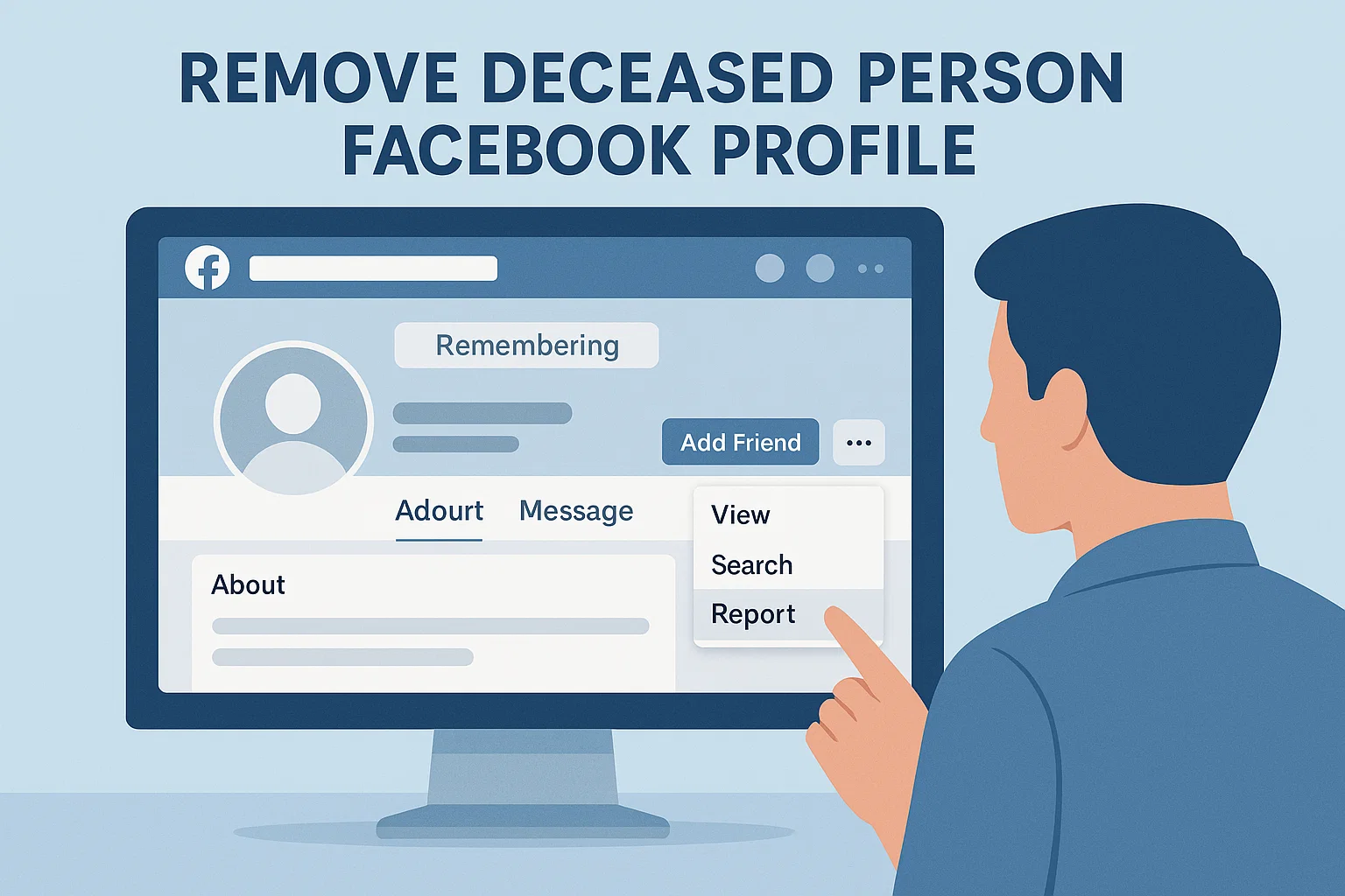How to Remove a Deceased Person from Facebook (A Guide for Families) 1 How to remove a deceased person from Facebook step by step
