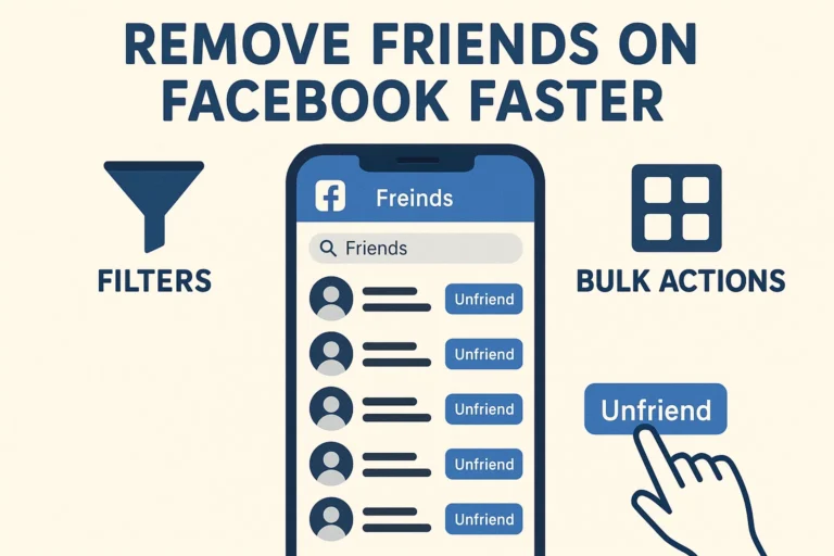Step-by-step guide to removing Facebook friends quickly