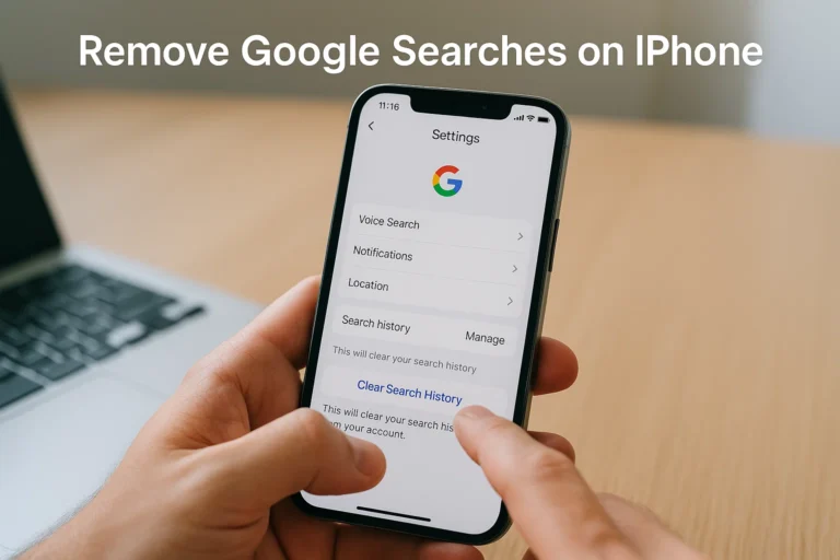 How to remove Google searches from iPhone step-by-step