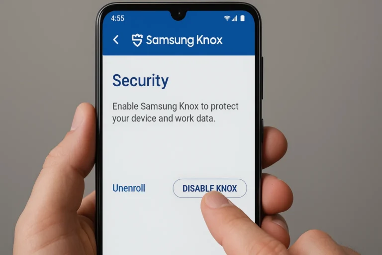 How to remove Knox from Walmart Samsung phone