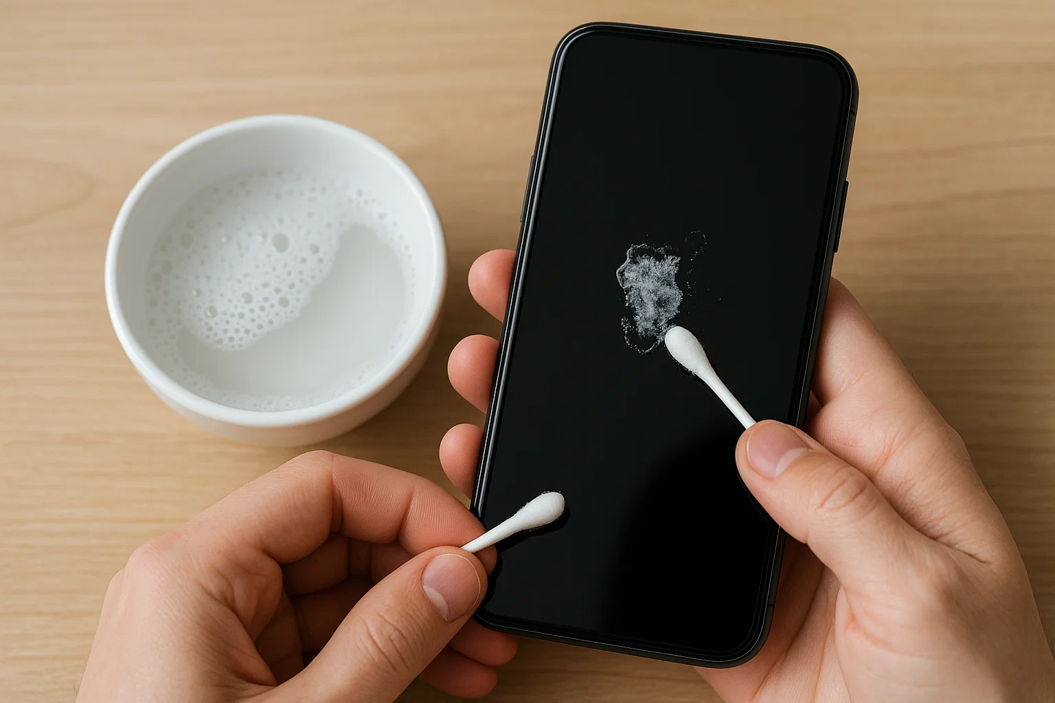 Mobile Dady 14 Remove Super Glue from Phone Screen
