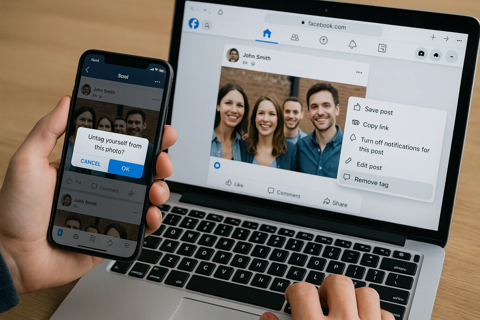 Mobile Dady 12 How to remove tagged photo from Facebook on mobile and desktop