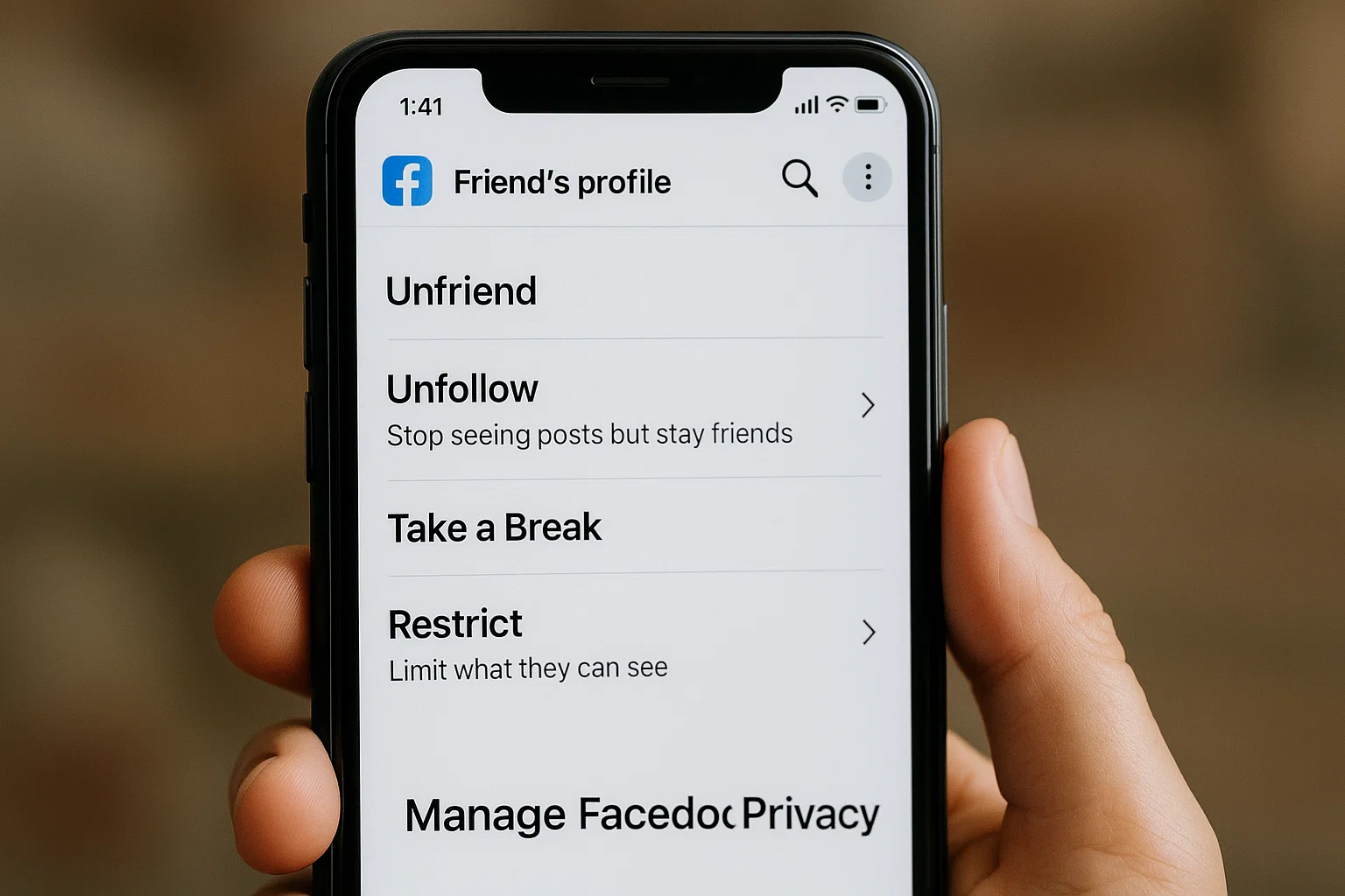 How to Remove Friends on Facebook Faster Without Deleting Your Account 3 Visual guide on managing Facebook friends and privacy