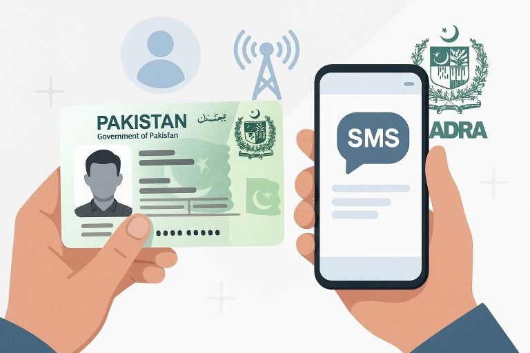 How to Check CNIC Bio Data Online and via SMS in Pakistan