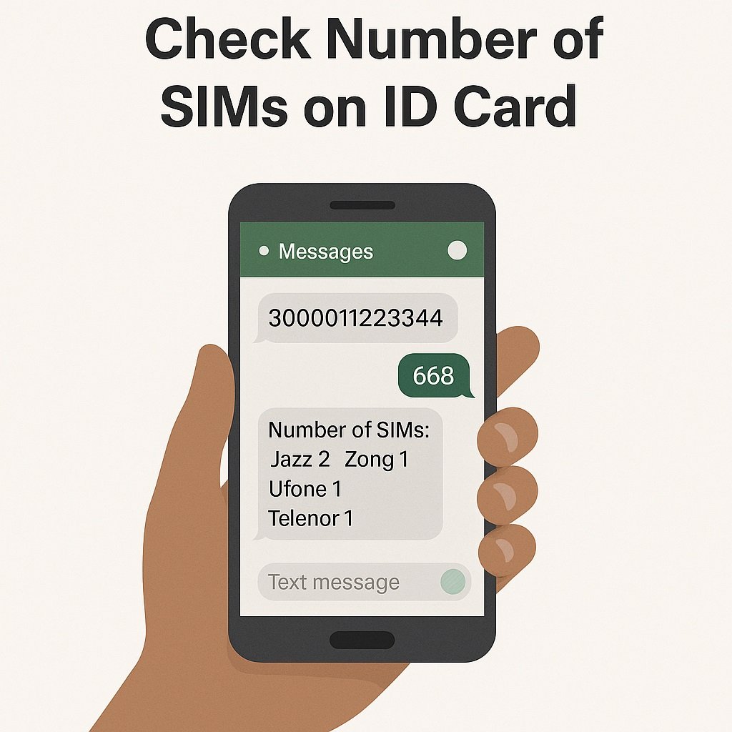 Check SIMs via SMS Using 668 Method