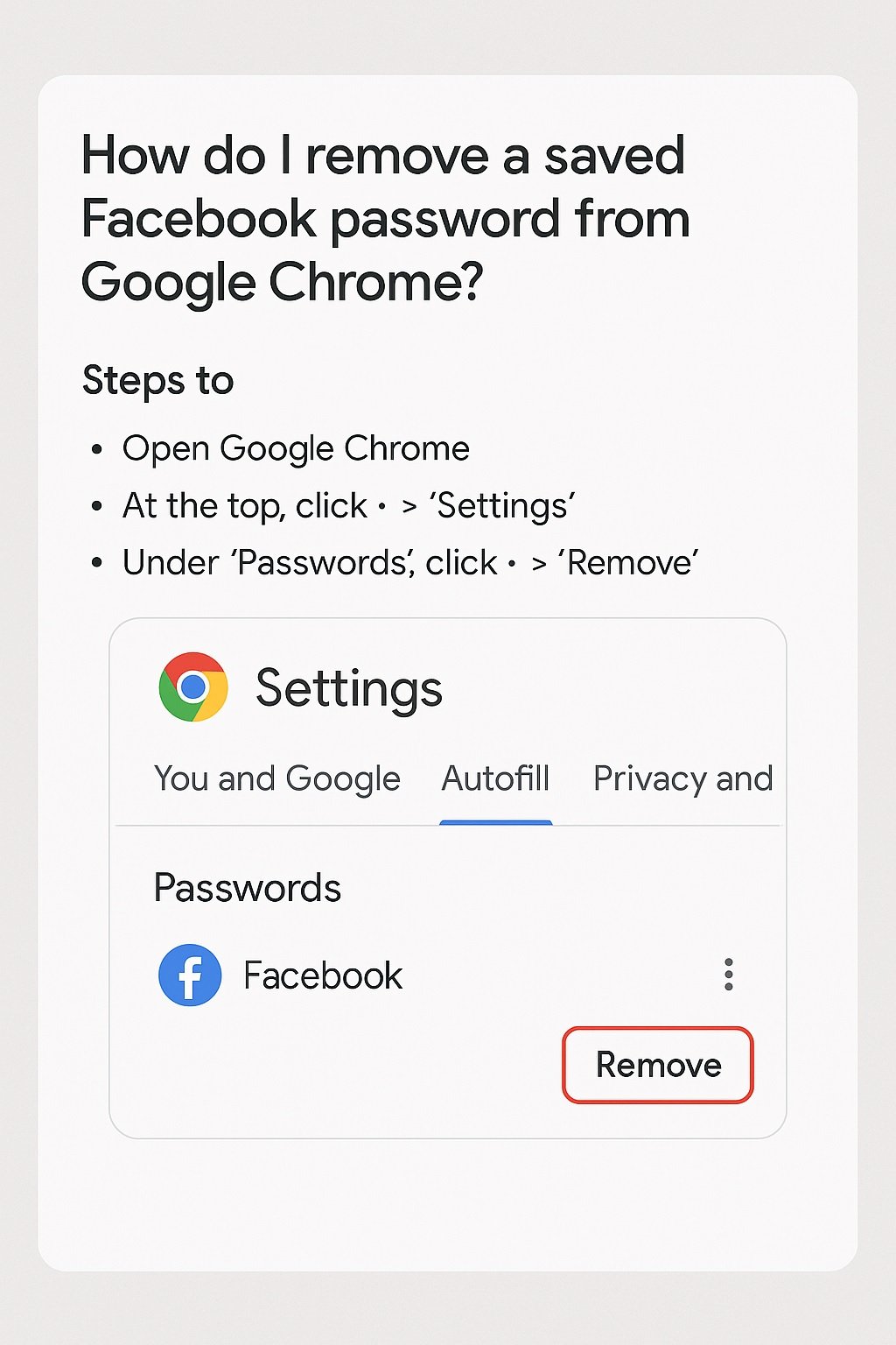 Chrome settings where Facebook cookies are being deleted