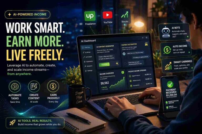 Using AI tools to build passive income streams