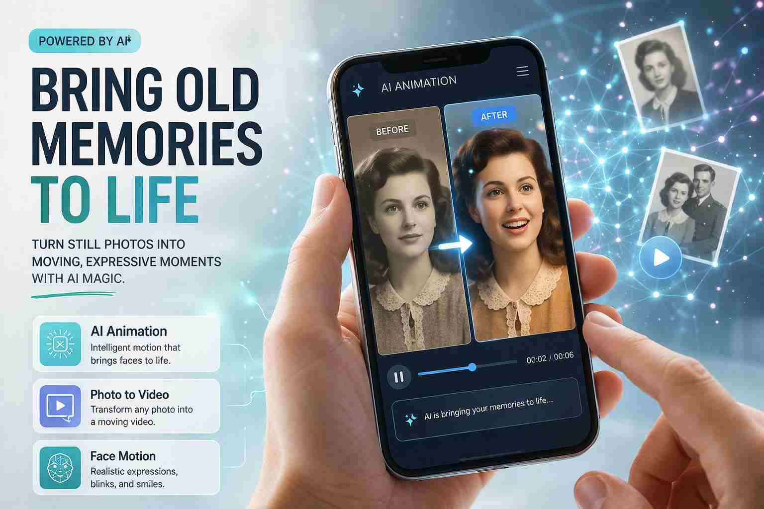 how to make pictures come to life with ai tools