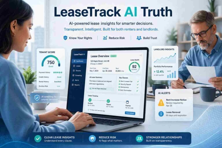 AI renter tool dashboard showing lease tracking system