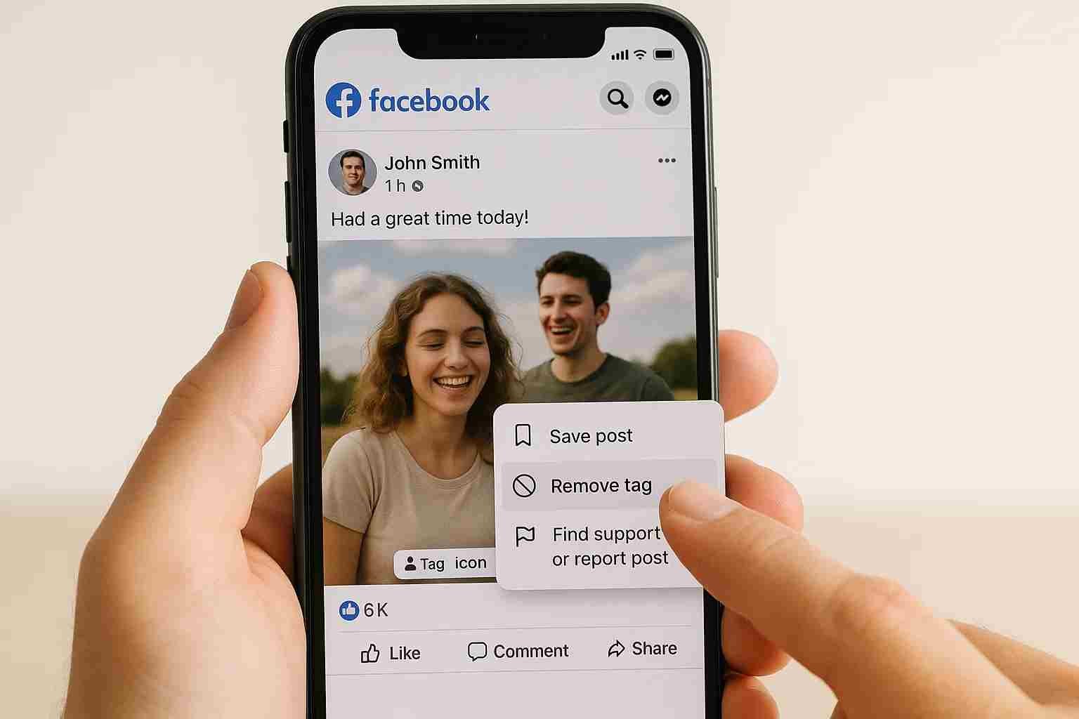 Removing Tag from Facebook Post