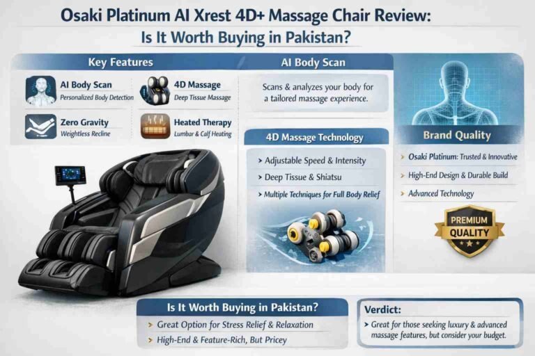 Osaki AI Xrest 4D massage chair full body relaxation view