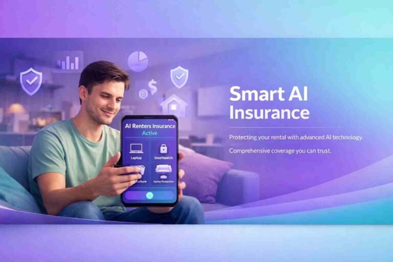 Smart AI renters insurance app protecting devices and apartment